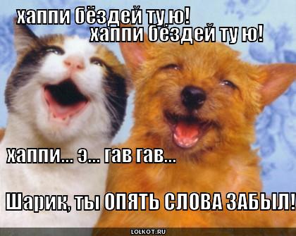 картинка хэппи бездей ту ми с лисой там насчёт спасения